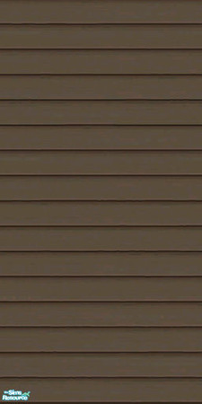 Sims 2 — Brown & Green Siding Part 1 - Wall by karlik-nos — Brown horizontal paneling for the exterior.