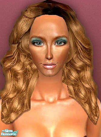 Sims 2 — 70's glam - Honey by ayabaka123 — this hair is very 70's and inspired by the hair off the roberto cavalli