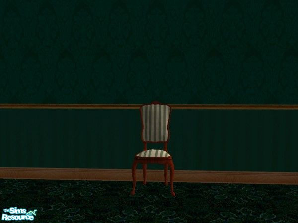 Sims 2 — Victorian Formal Drawing Room - dining c by fizz bomb — A beautiful Victorian dining chair to match the curtains
