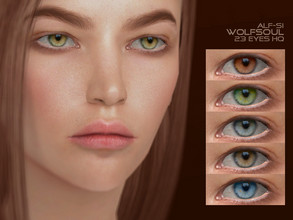 Sims 4 — Wolfsoul - Eyes 13 HQ by Alf-si — - face paint category; - toddler + ; - humans, aliens, vampires; - 23 colors;