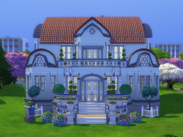 Sims 4 — Renaissance (no cc)  by Swons_and_SharkS_privat_page — The house was built for the dynasty. Released not big but