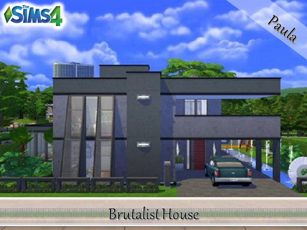 The Sims Resource | Brutalist House