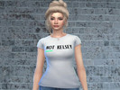Sims 4 — Not Kelsey (BuzzFeed Multiplayer) by STAYkind — A simple shirt to match the Buzzfeed &amp;amp;quot;Not