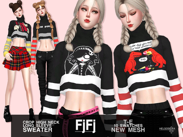 The Sims Resource - FJFJ - Kawaii Sweater