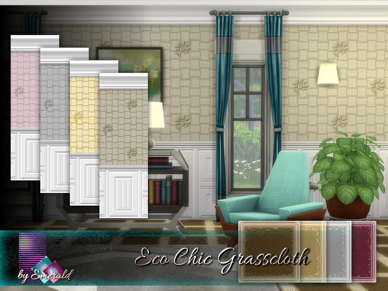 The Sims Resource - Eco Chic Grasscloth