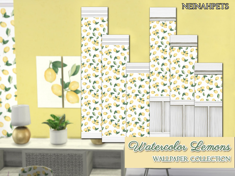 Mod The Sims  Modern Nursery Wallpapers