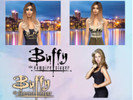 Sims 4 — The Buffy The Vampire Slayer by salla-maria_n — The Sims 4 This top is for all the Buffy The Vampire Slayers