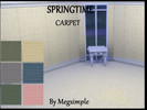Sims 4 — Springtime Carpet by megsimple2 — Beautiful woven carpets in springtime colors