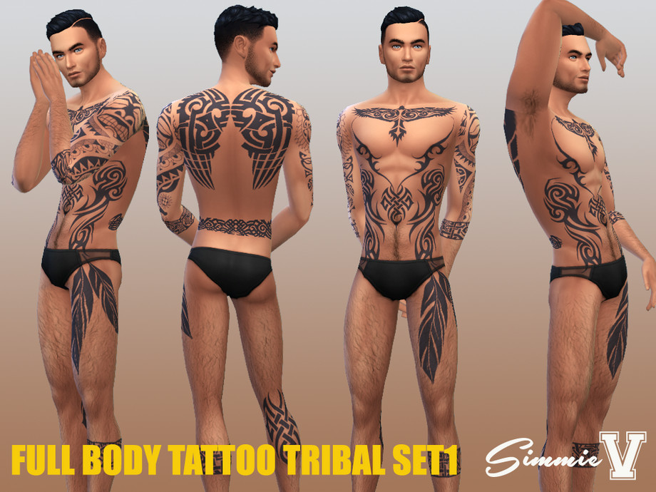 SIMS 4 Full body Tattoo