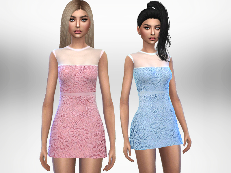 The Sims Resource - Lace Dress