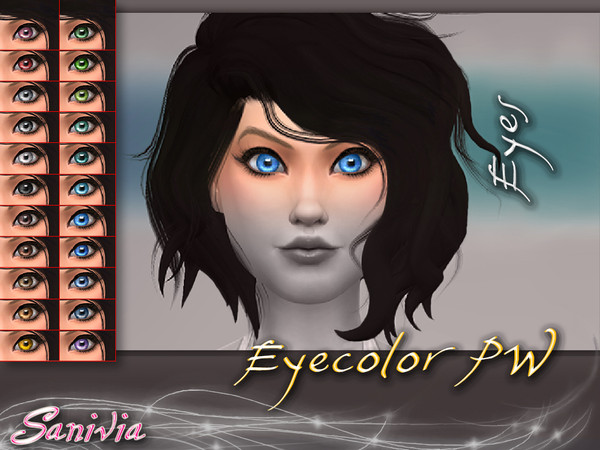 Sims 4 — Eyecolor PW by Sanivia — 