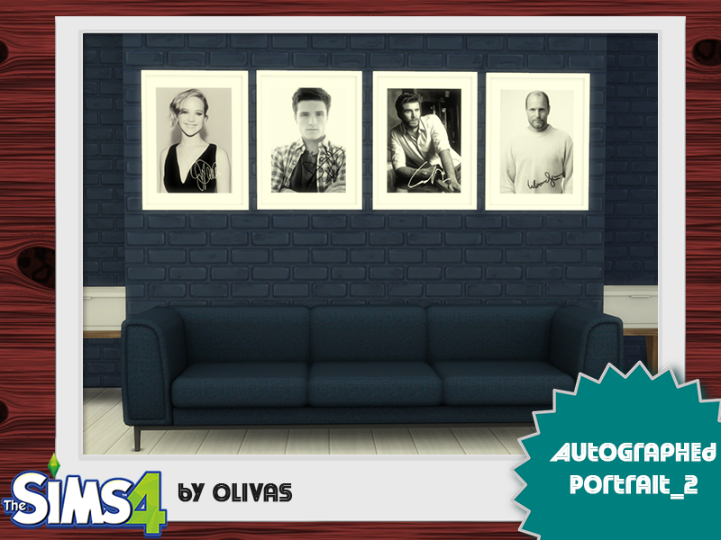 The Sims Resource Autographed Portrait_2