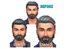 Sims 4 — Gradual Aging Wrinkle Set  by onlyjustaname — This Wrinkle set is meant to allow a middle range for skin aging