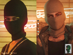 Sims 4 — Magnolia-C - Ski Mask by magnolia-c — New mesh by me. 6 colors. Custom thumbnail. Hats category, both male and