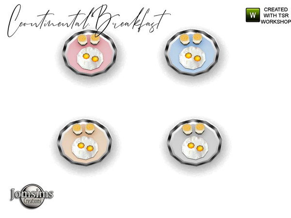 Sims 4 — Continental breakfast eggs by jomsims — Continental breakfast eggs