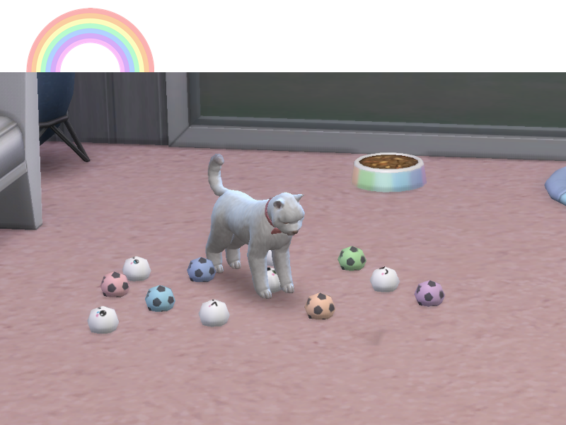 The Sims Resource Cute Kawaii Ball Pet Toy