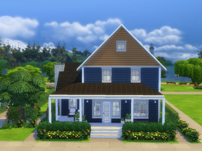 Sims 4 — Spring Breeze Cottage by dorienski — Spring Breeze Cottage is a cosy family home with a living room, an open