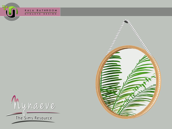 Sims 3 — Kala Bathroom - Mirror by NynaeveDesign — Kala Bathroom - Mirror Located in Decor - Mirrors Price: 147 Tiles: