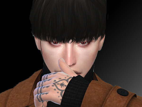 Sims 4 — Sharingan Eye 2 by sorrysin — Kakashi's Sharingan, Found in facepaint for both male and female