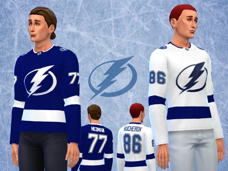 The Sims Resource - Tampa Bay Lightning jerseys