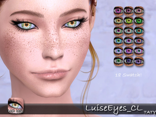 Sims 4 — [Ts4]Taty_LuiseEyes_CL by tatygagg — - Female, Male - Human, Alien - Toddler to Elder - Hq Compatible