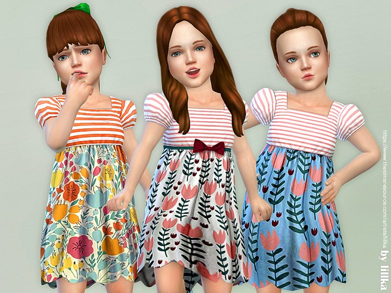 The Sims Resource Toddler Dresses Collection P88