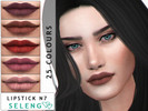 Sims 4 — Lipstick N7 by Seleng — Lipstick for female 25 colours HQ mod compatible The picture was taken with HQ mod