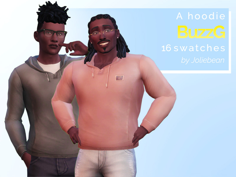 Sims 4 The Sims Resource | Joliebean - BuzzG Hoodie by TSR Creator