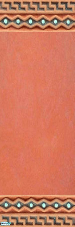 Sims 2 — Terracotta Walls - Individual Item by lollipop6969 — Plain wall