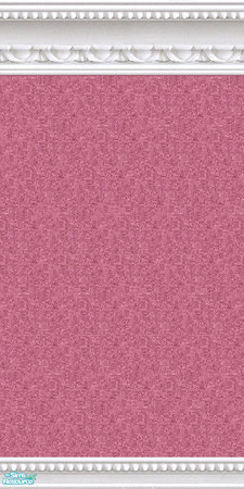 Sims 2 — jsf2WMarbleBGPink by jsf — From jsf Designs, a bright pink textured wallpaper encased in my new, white, beaded