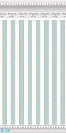 Sims 2 — jsf2WMarbleBGAquaStripe by jsf — From jsf Designs, an aqua stripe wallpaper encased in my new, white, beaded