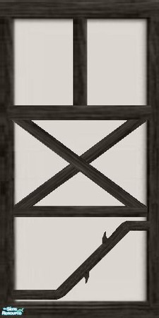 Sims 2 — Chalet Wall D by stephanie_b. — a stephanie b. design