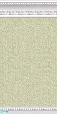 Sims 2 — jsf2WMarbleBGSage  by jsf — From jsf Designs, a pastel, sage colored wallpaper encased in a new, white, beaded