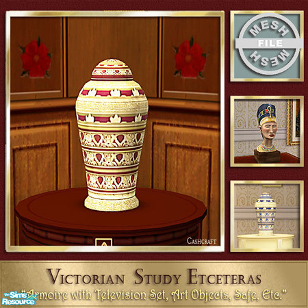 Sims 2 — Victorian Study Etceteras - Urn Mesh by Cashcraft — Etceteras, additional furnishings and decorative pieces for