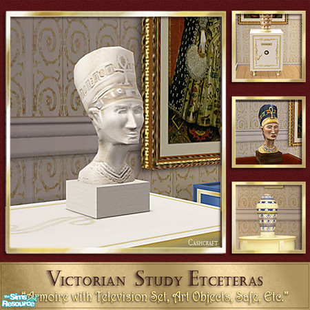 Sims 2 — Victorian Study Etceteras - Deco Bust by Cashcraft — Etceteras, additional furnishings and decorative pieces for