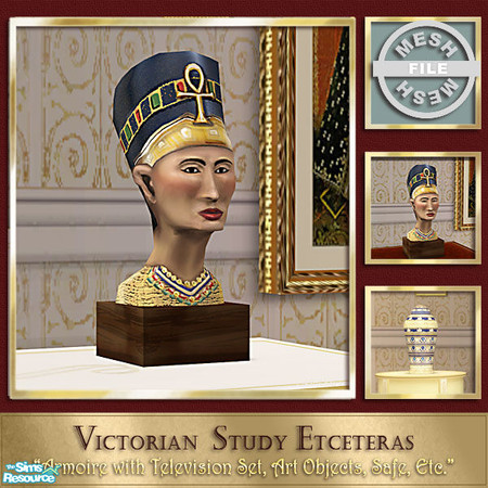 Sims 2 — Victorian Study Etceteras - Nefertiti by Cashcraft — Etceteras, additional furnishings and decorative pieces for