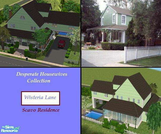 Sims 2 — Wisteria Lane: Scavo Residence by stephanie_b. — This Traditional styled home belongs to Lynette Scavo (Felicity