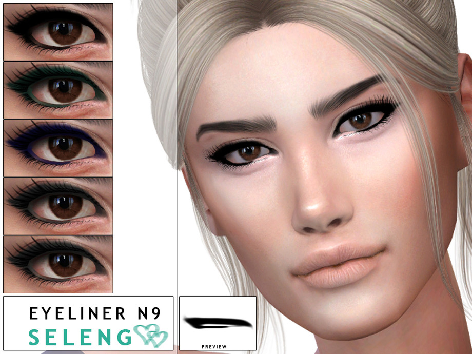 The Sims Resource - Eyeliner N9