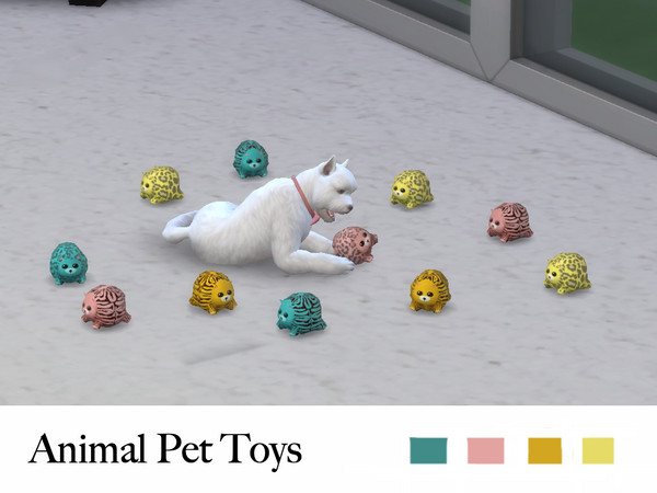 Sims 4 — Animal Pet Toy-REQUIRES CATS & DOGS by Svjpanda — There are 6 swatches Requirements: Cats and dogs expansion