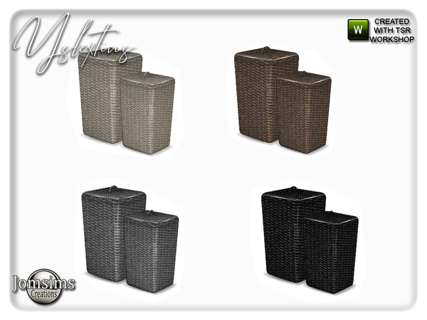 Sims 4 — Yslextius  bedroom  sculpture basket by jomsims — Yslextius bedroom sculpture basket