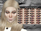 Sims 4 — [Itzel Dawn] Fracture eyes by ItzelDawn — 14 colors with swatches. Usable by toddler, child, teen, adult and