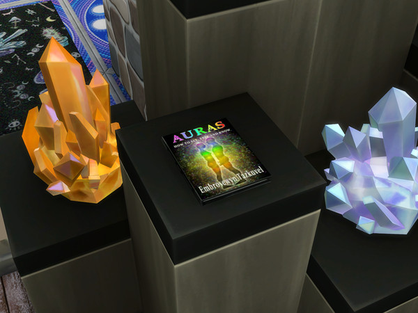 Sims 4 — Auras book-REQUIRES SPA DAY by Simder_Talia — Another book to decorate your sim's house or store. 