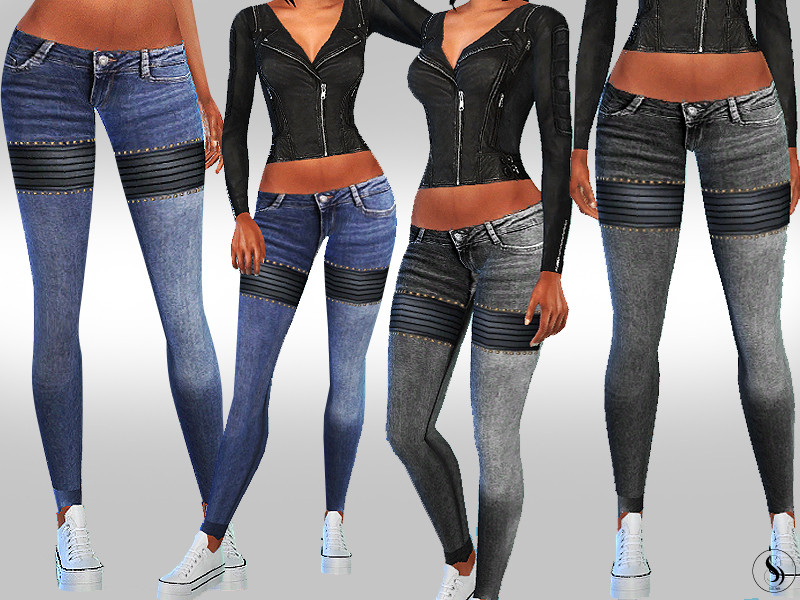 The Sims Resource - Women Trend Jeans