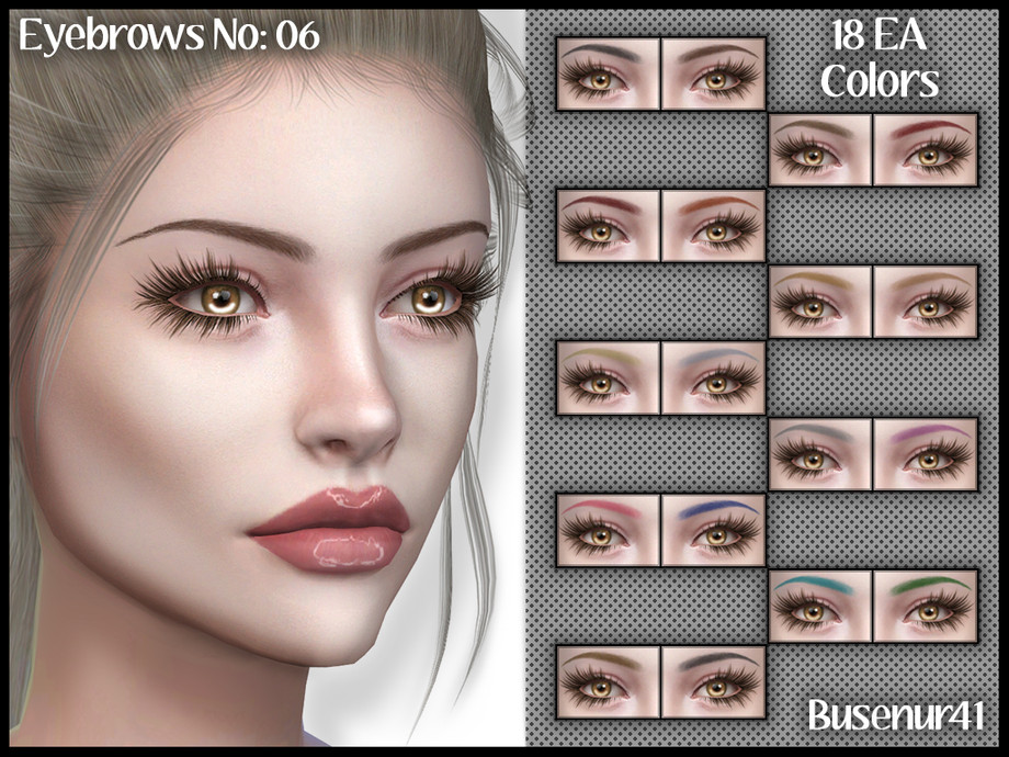 sims 4 resource eyebrows
