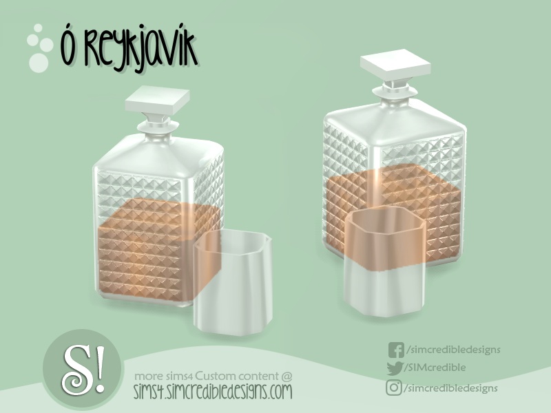 The Sims Resource Oh Reykjavik whisky bottle *decor*