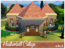 Sims 4 — Heatherbell Cottage (no CC) by lucy_lp — A perfect home for a small family with 2 bedrooms and 2 bathrooms. This