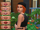 Sims 4 — Cherry Dreams! Lipstick N2 by rissaexe — Cherry Dreams! lipstick N2 This creation features -6 red/pink swatches