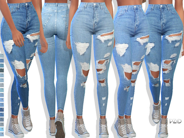 The Sims Resource - 097 Denim Jeans