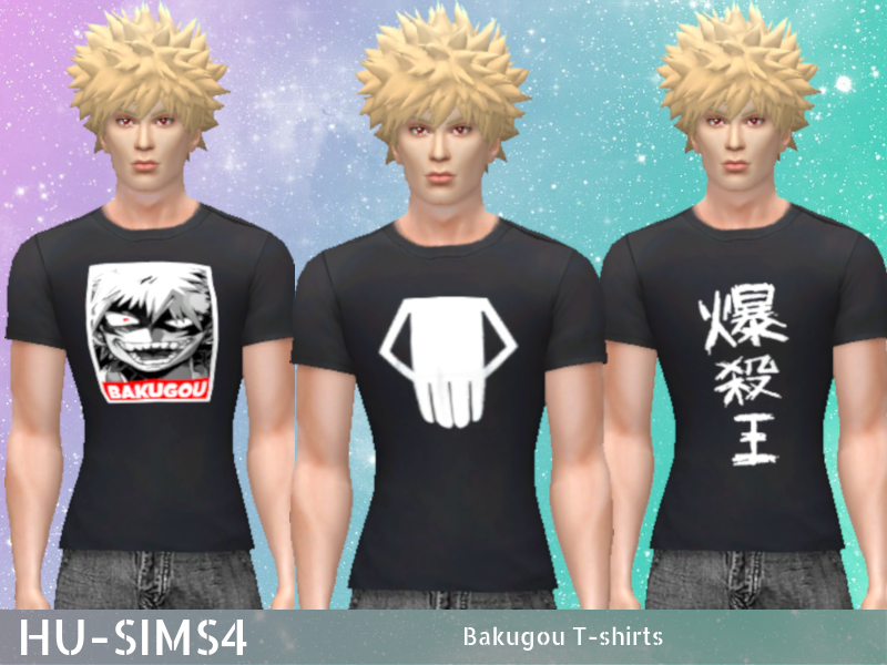 Hu Sims4 S Bakugou T Shirts - 1 robux bakugou shirt