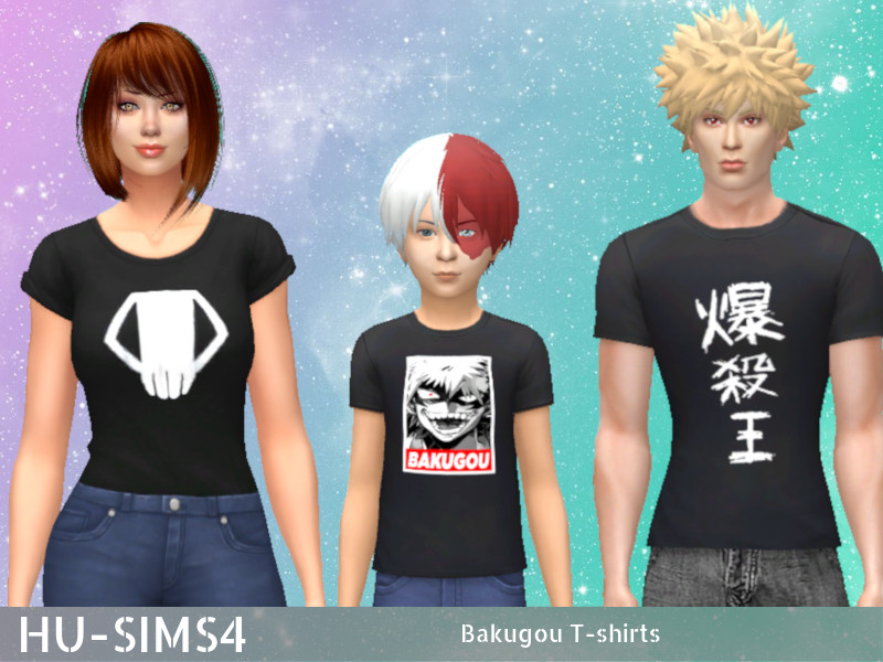 hundred Specificity triumphant The Sims Resource - Bakugou T-shirts